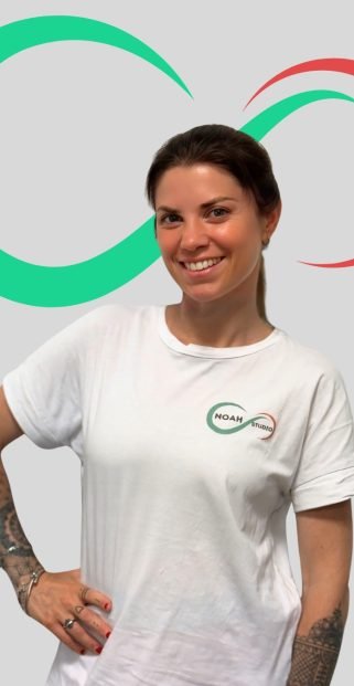Sara D'Eramo fondatrice e wellness coach Noah Fitness Studio Magenta